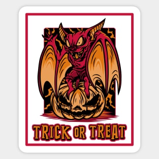 Halloween Trick Or Treat Sticker